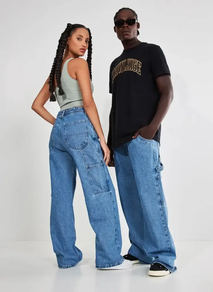 Calça jeans oversized | Crédito: Divulgação a internet