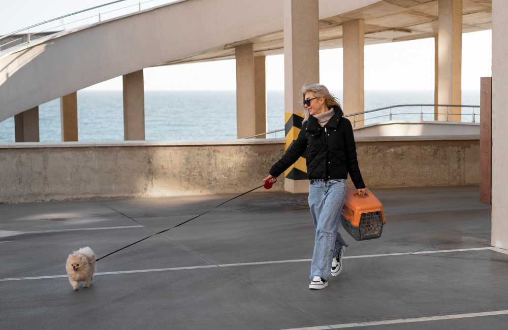 Espaços seguros para pet em estacionamentos | Crédito: Freepik