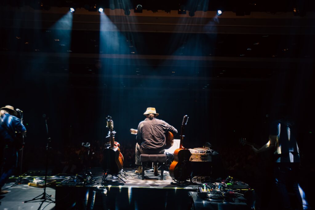Almir e Gabriel Sater dividem palco e paixão pela música no RibeirãoShopping | Créditos: Rafael Cautella