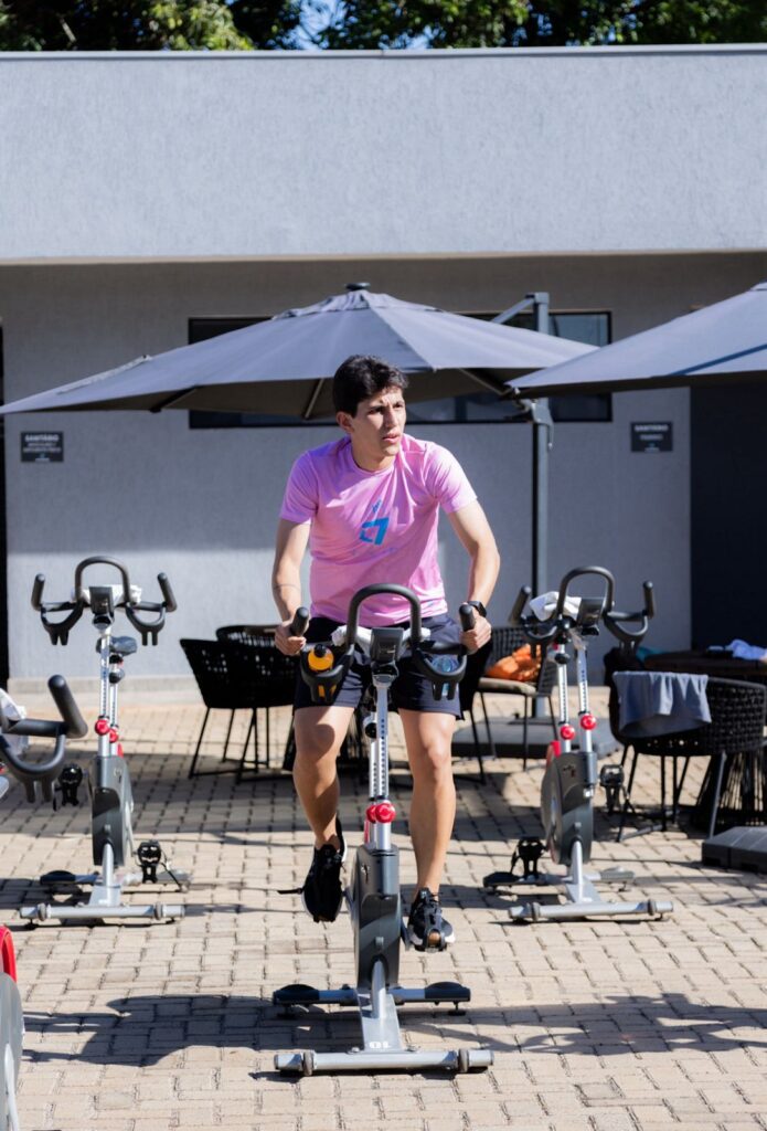 Acahdre promove aula de bike e pilates em seu complexo | Foto Rafael Cautella