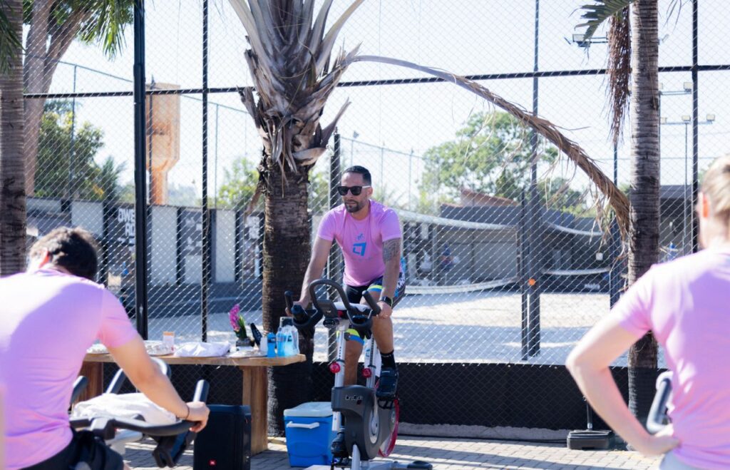 Acahdre promove aula de bike e pilates em seu complexo | Foto Rafael Cautella