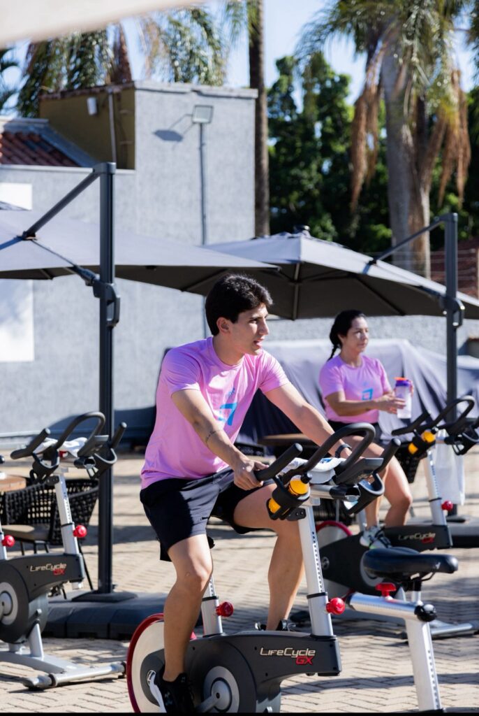 Acahdre promove aula de bike e pilates em seu complexo | Foto Rafael Cautella