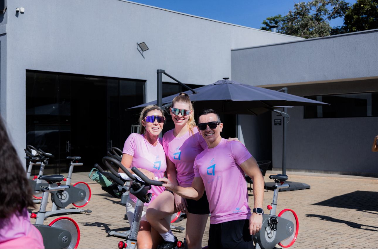 Acahdre promove aula de bike e pilates em seu complexo | Foto Rafael Cautella