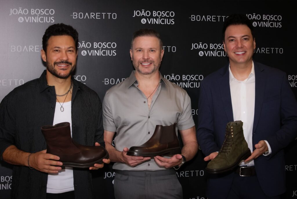 João Bosco & Vinicius participam de coquetel com a Boaretto | Créditos: Rafael Cautella