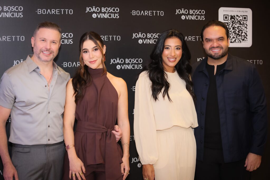 João Bosco & Vinicius participam de coquetel com a Boaretto | Créditos: Rafael Cautella