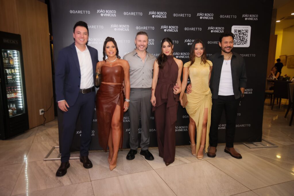 João Bosco & Vinicius participam de coquetel com a Boaretto | Créditos: Rafael Cautella