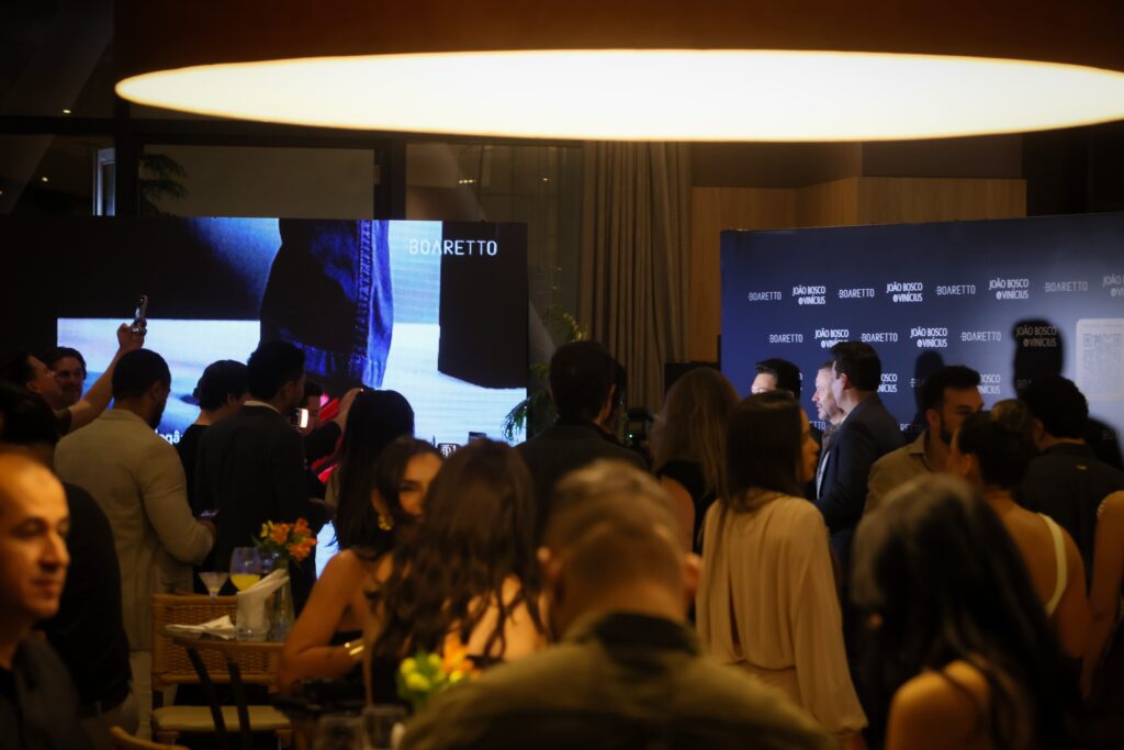 João Bosco & Vinicius participam de coquetel com a Boaretto | Créditos: Rafael Cautella