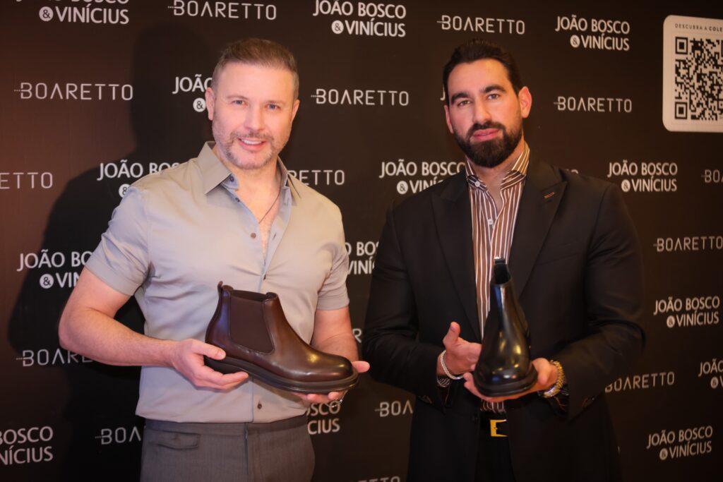 João Bosco & Vinicius participam de coquetel com a Boaretto | Créditos: Rafael Cautella