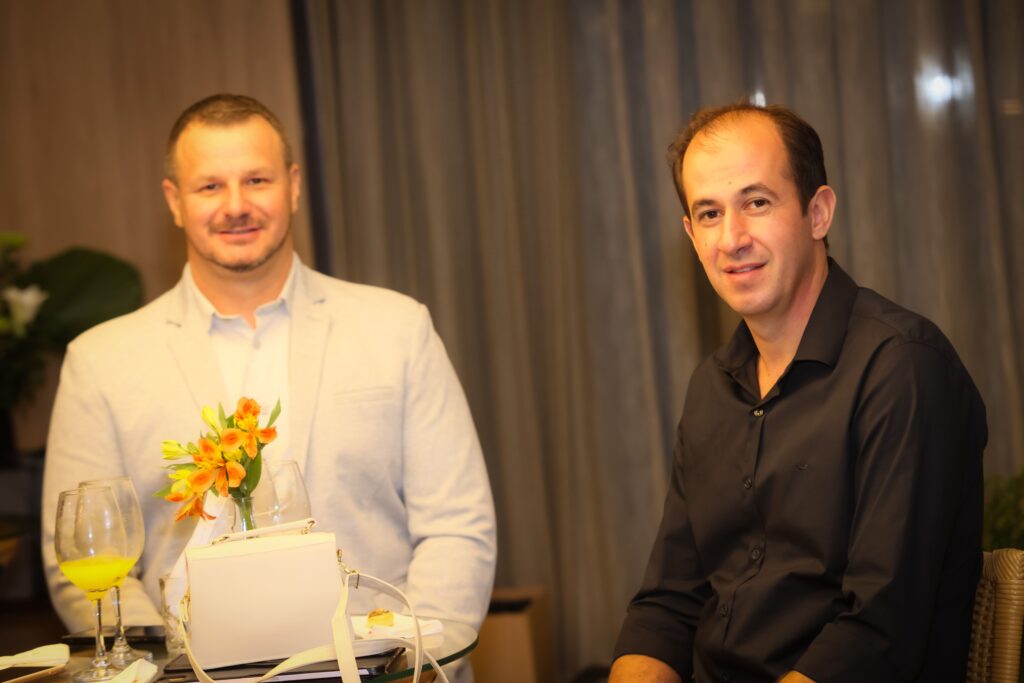 João Bosco & Vinicius participam de coquetel com a Boaretto | Créditos: Rafael Cautella