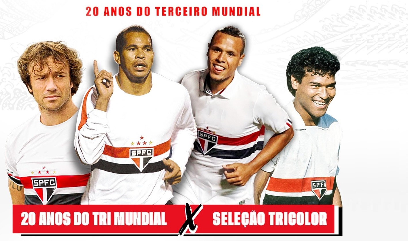 20 anos do Tri Mundial do São Paulo FC | Crédito: Divulgação