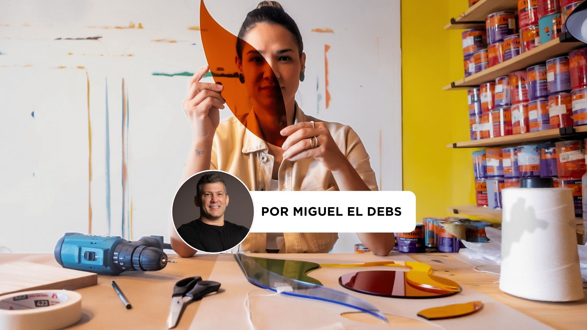 Carina Camargo para a coluna de Miguel El Debs