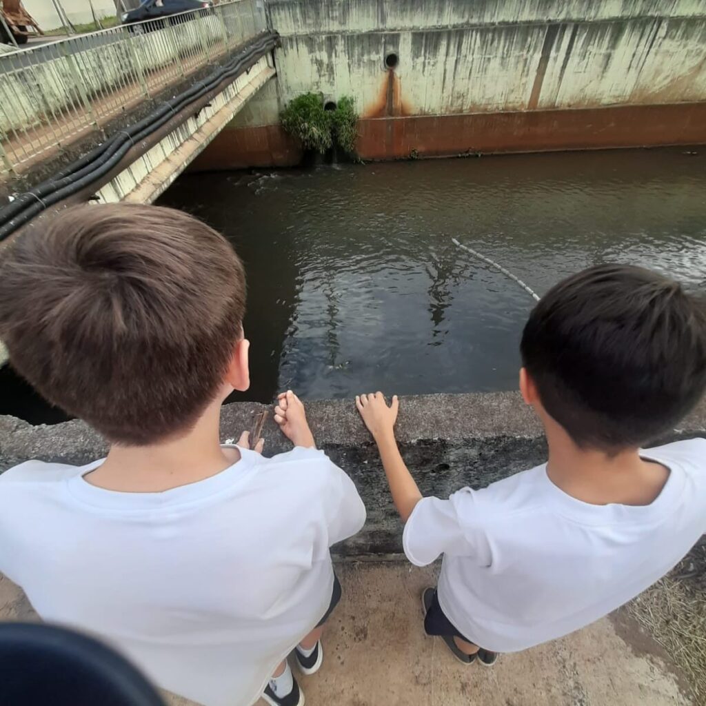 Ecobarreira criada por alunos do Colégio Marista Ribeirão Preto | Crédito: Reprodução do Facebook Marista Ribeirão Preto