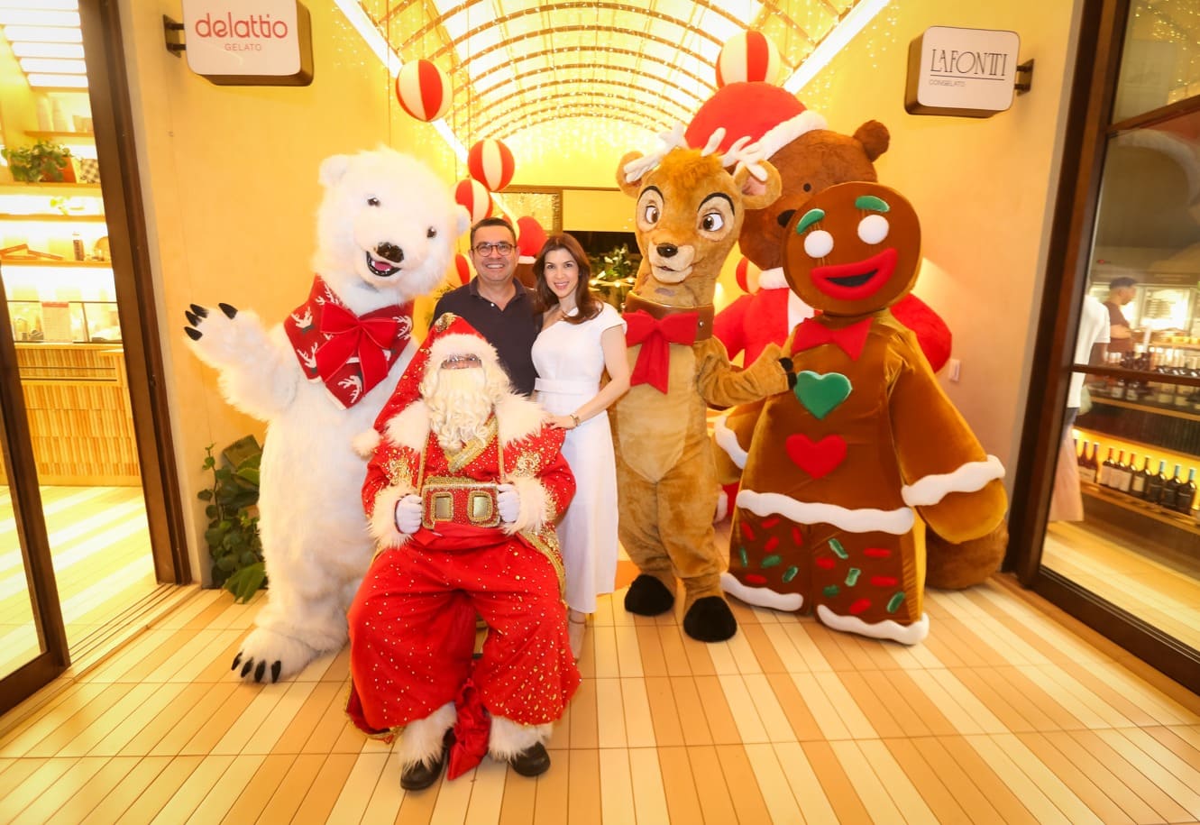 Espírito natalino toma conta da Delattio e do Lafontti | Crédito: Rafael Cautella