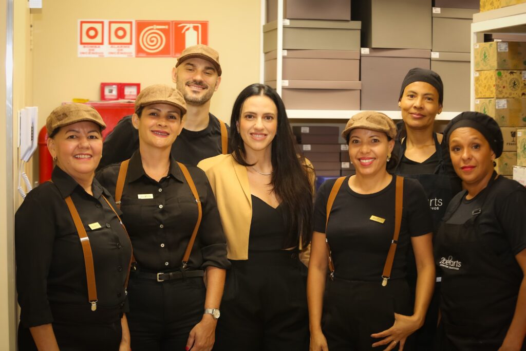 Casa Affonso recebe Franziska Hubener em evento de natal | Crédito: Rafael Cautella