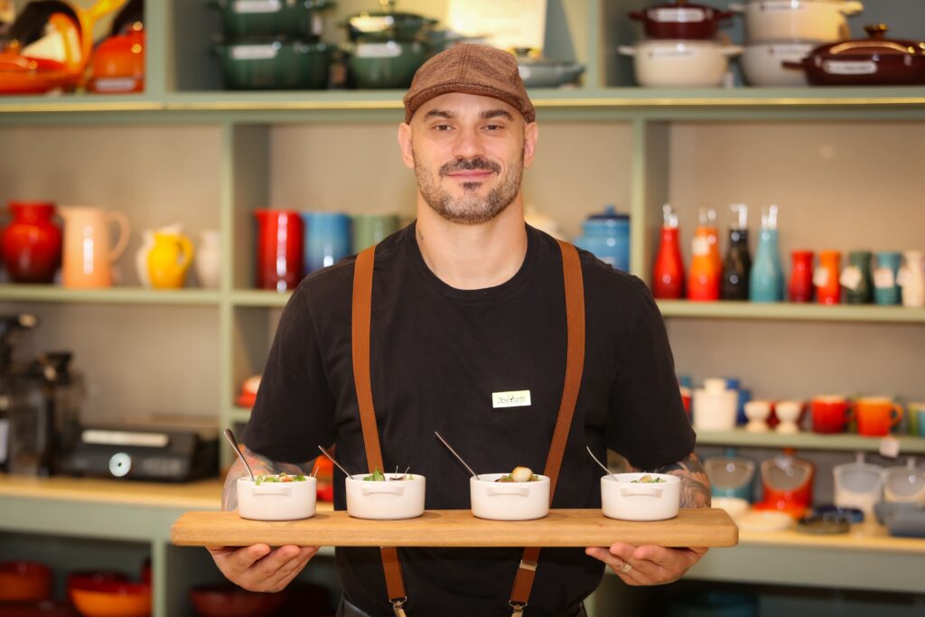 Casa Affonso recebe Franziska Hubener em evento de natal | Crédito: Rafael Cautella