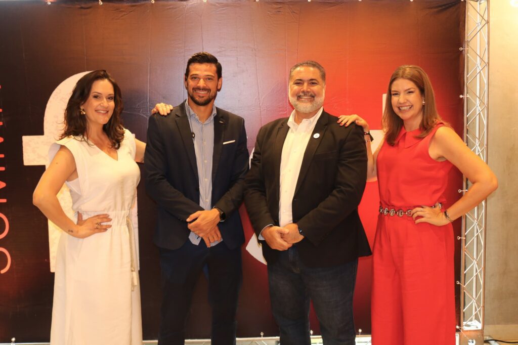 Renata Carvalho, Mario Rossi, Renato Trisciuzzi e Lud Puntel | Crédito: Divulgação