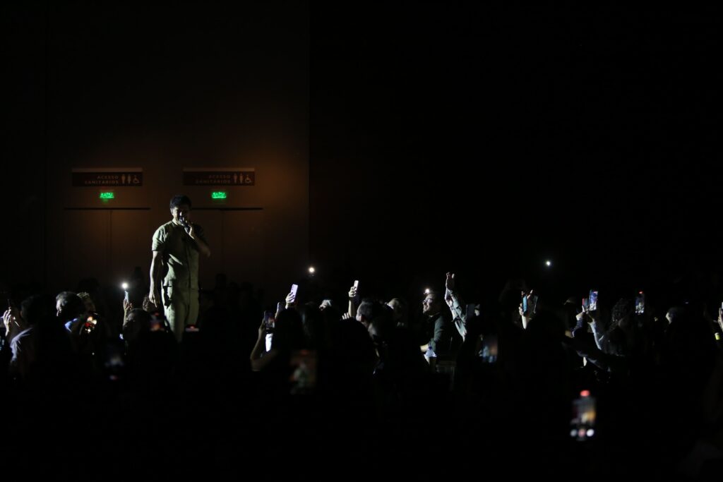 Jorge Vercillo no Multiplan Hall em 8-11-25 | Crédito: Rafael Cautella