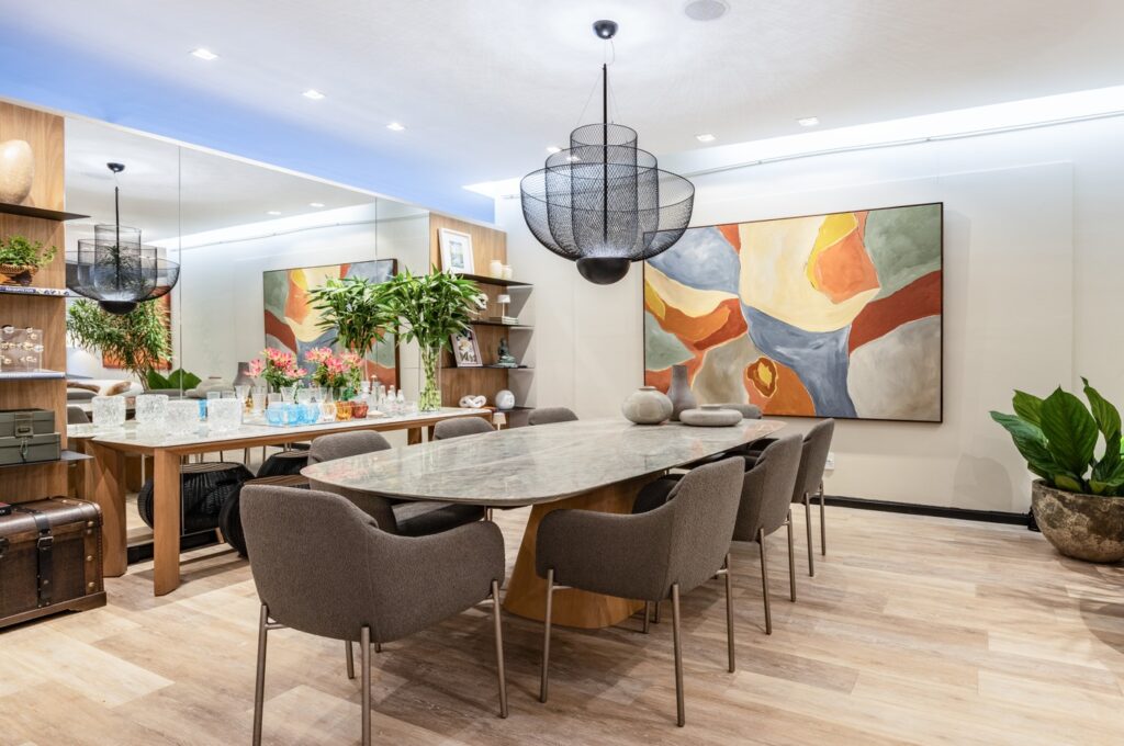 Ambiente "Living Bem-Viver" na Mostra UneRobusti | Crédito: Divulgação