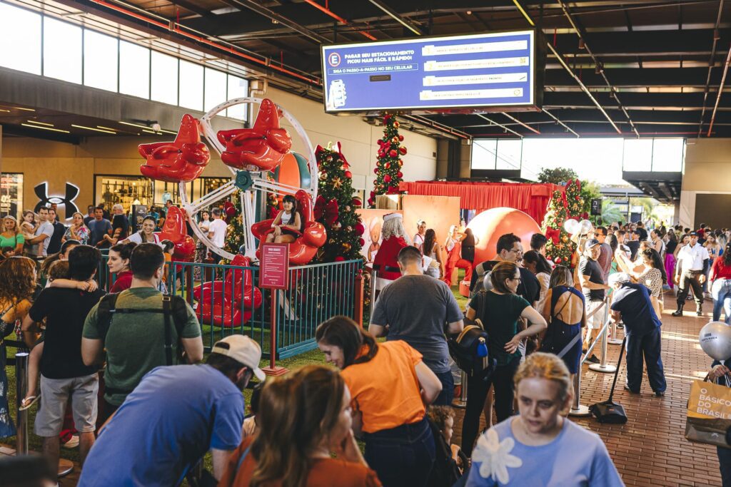 Natal imersivo no Santa Maria Outlet | Crédito: Divulgação