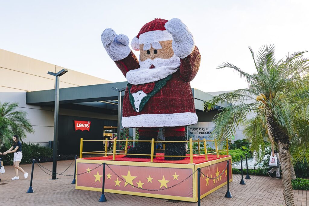 Natal imersivo no Santa Maria Outlet | Crédito: Divulgação