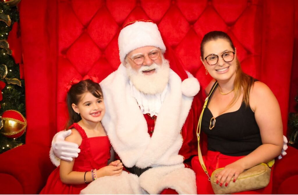 Papai Noel chega aos shopping da Multiplan | Foto Rafael Cautella