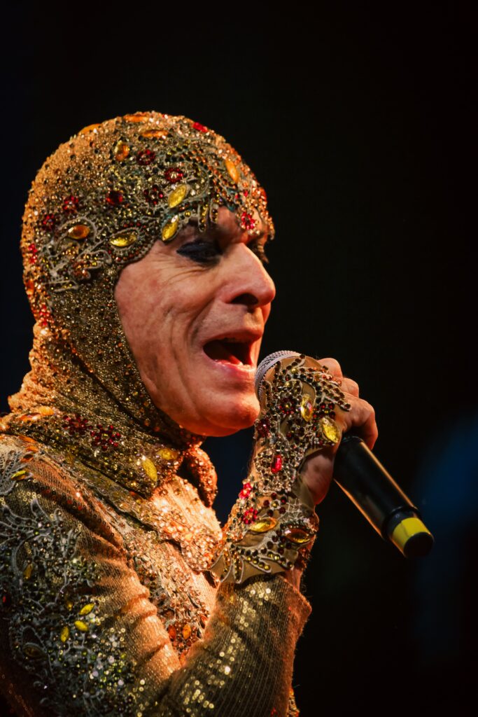 Ney Matogrosso no Multiplan Hall em 2025 | Crédito: Rafael Cautella