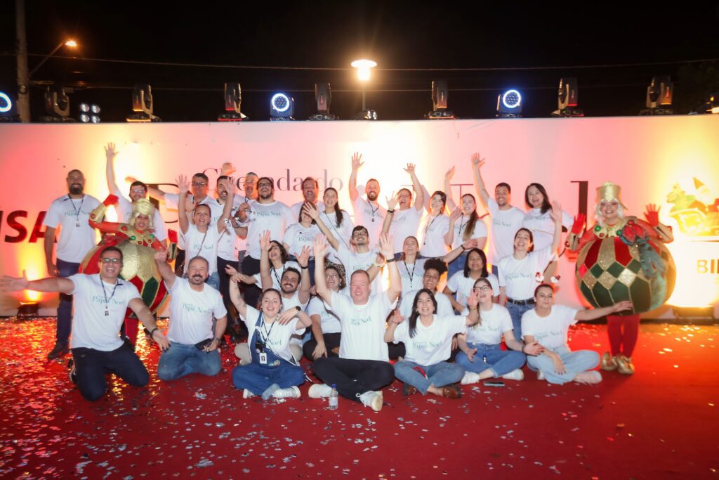 Temporada natalina no Iguatemi Ribeirão se inicia com chegada do Noel | Créditos: Rafael Cautella