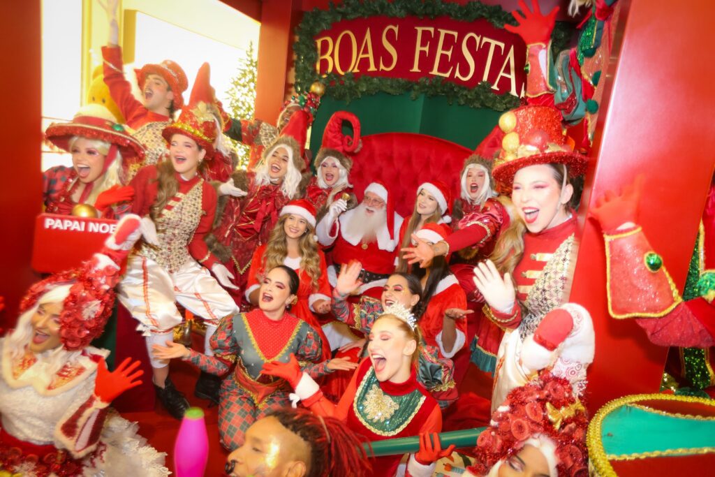 Temporada natalina no Iguatemi Ribeirão se inicia com chegada do Noel | Créditos: Rafael Cautella