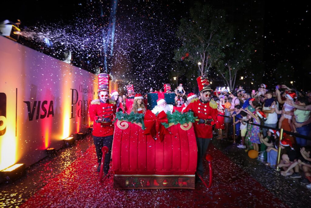 Temporada natalina no Iguatemi Ribeirão se inicia com chegada do Noel | Créditos: Rafael Cautella