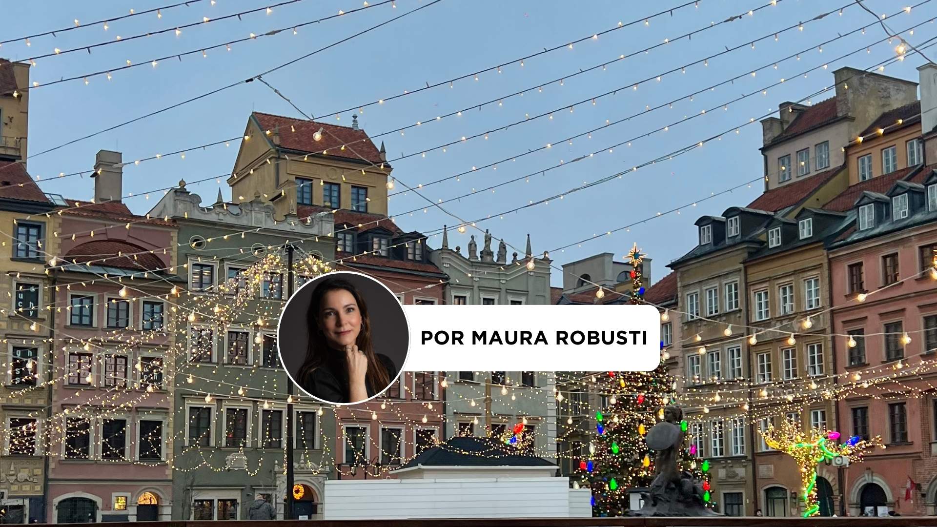 A 1ª estrela do Natal surge no céu da Polônia | Créditos: Arquivo pessoal