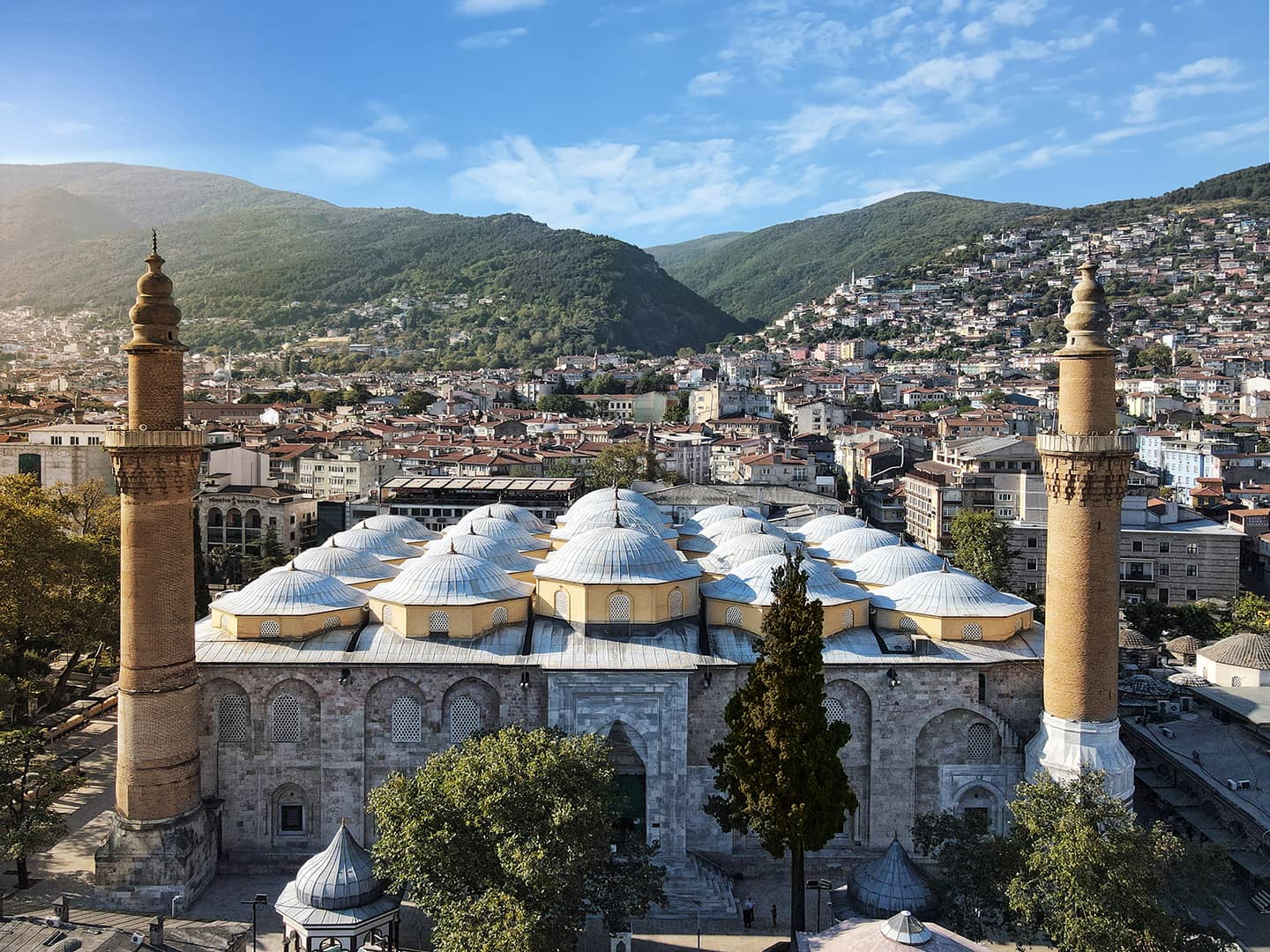 Grand Mosque de Bursa, na Turquia | Crédito: Go Türkiye