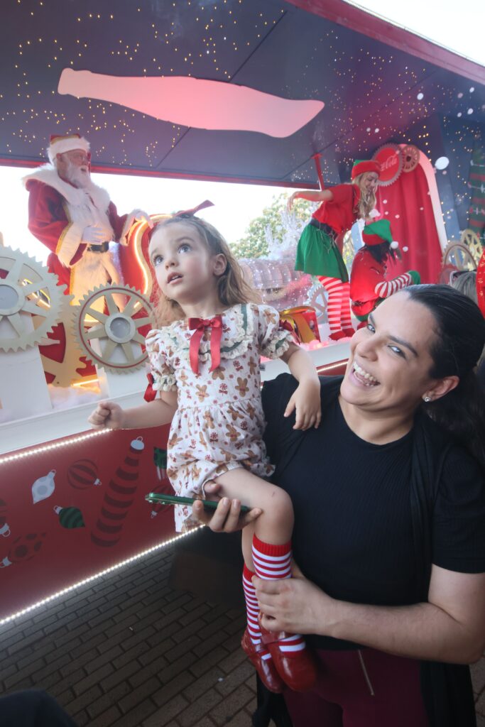 Carreta de Natal Coca-Cola 2025 no Hard Rock | Crédito: Rafael Cautella