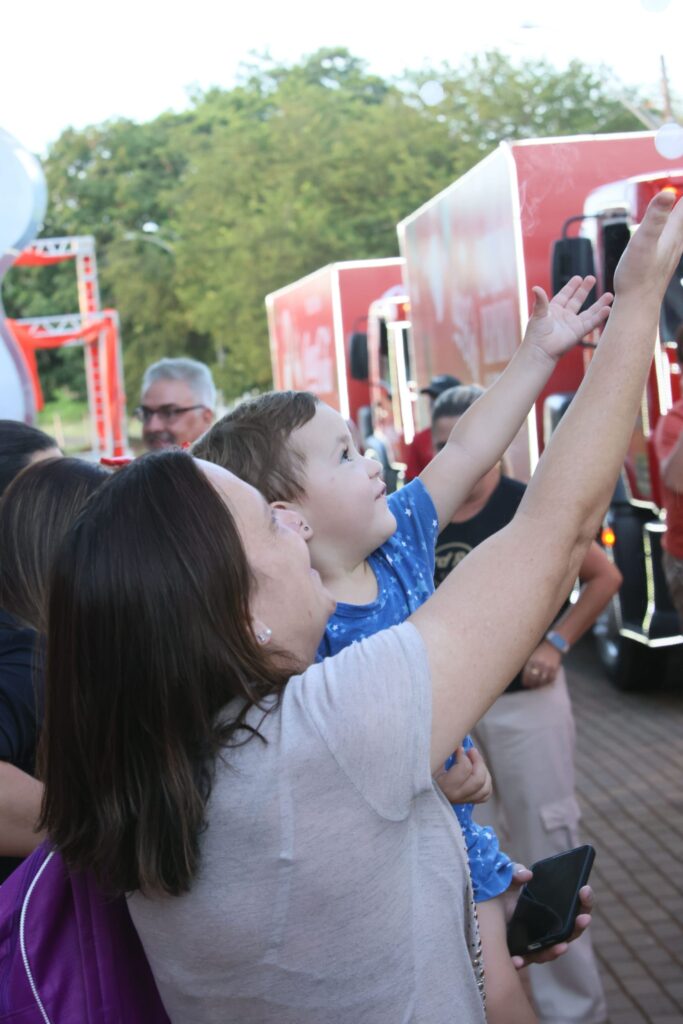 Carreta de Natal Coca-Cola 2025 no Hard Rock | Crédito: Rafael Cautella