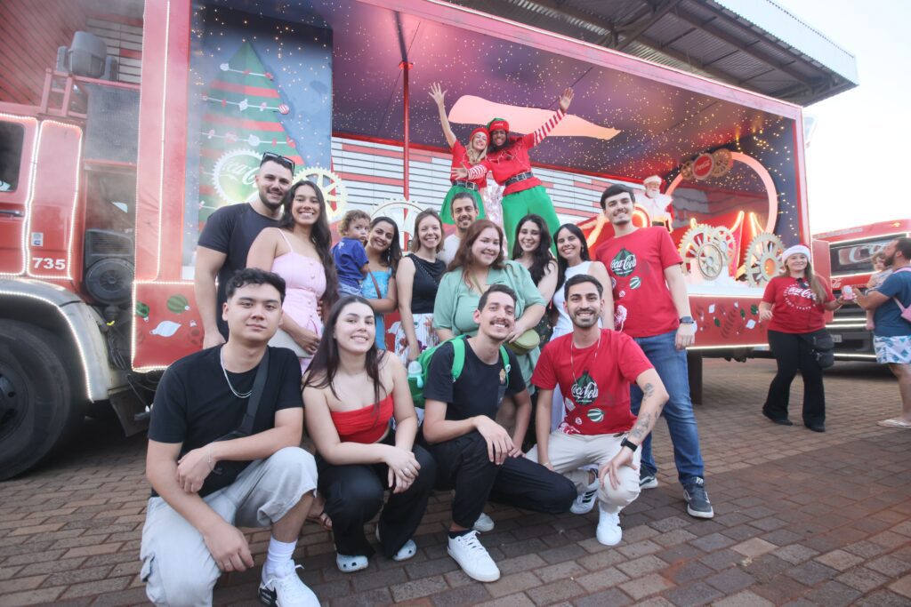 Carreta de Natal Coca-Cola 2025 no Hard Rock | Crédito: Rafael Cautella