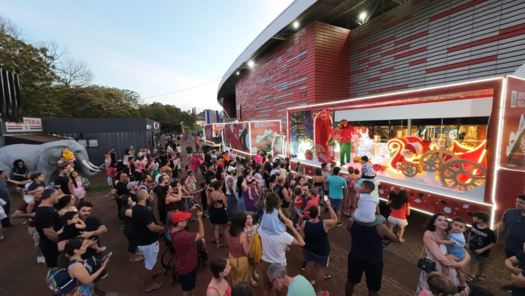 Carreta de Natal Coca-Cola 2025 no Hard Rock | Crédito: Rafael Cautella