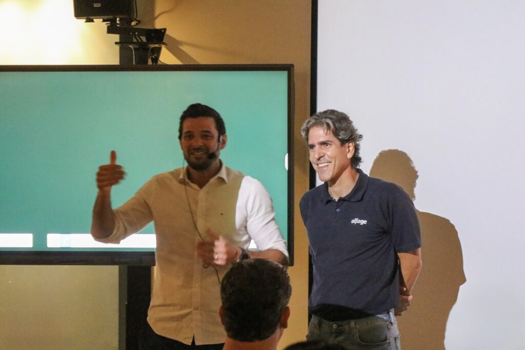 First com Caetano Biagi | Crédito: Divulgação