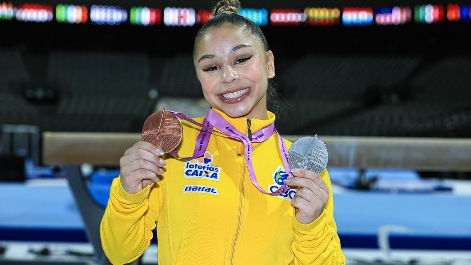 Flávia Saraiva nas olimpíadas de Paris 2024 | Créditos: Reprodução redes sociais