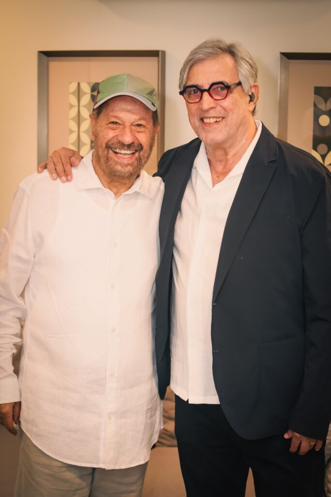 João Bosco e Ivan Lins no Multiplan Hall em 20-12-25 | Crédito: Rafael Cautella