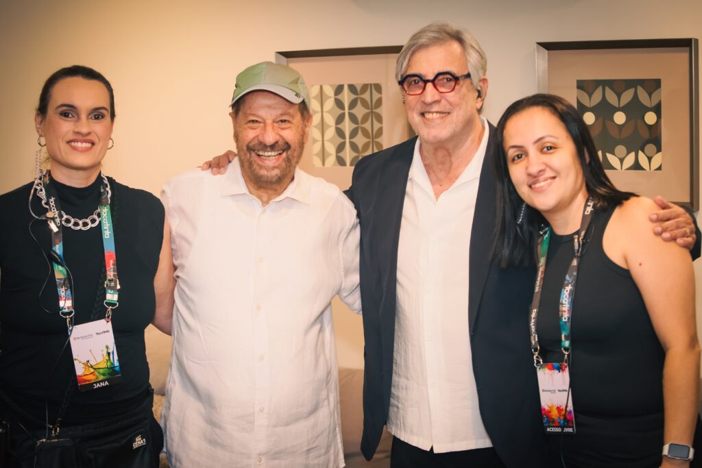 João Bosco e Ivan Lins no Multiplan Hall em 20-12-25 | Crédito: Rafael Cautella