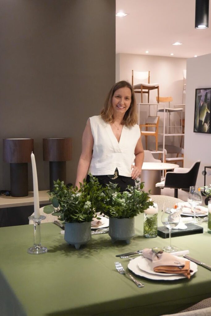 Mesa de Natal montada pela arquiteta Cris Maluf | Crédito: Divulgação