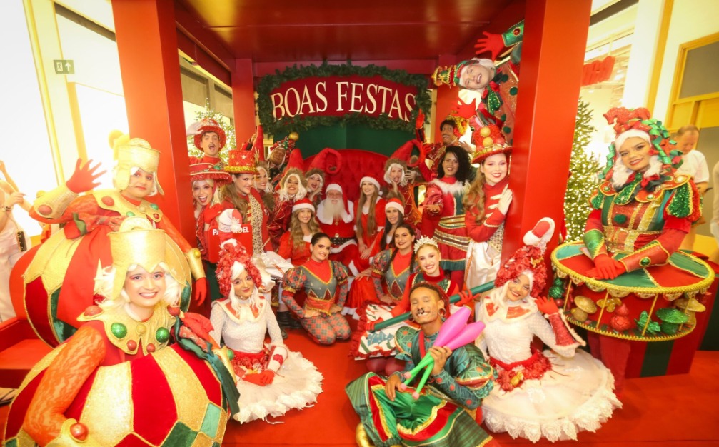 Natal no shopping Iguatemi Ribeirão Preto | Crédito: Rafael Cautella