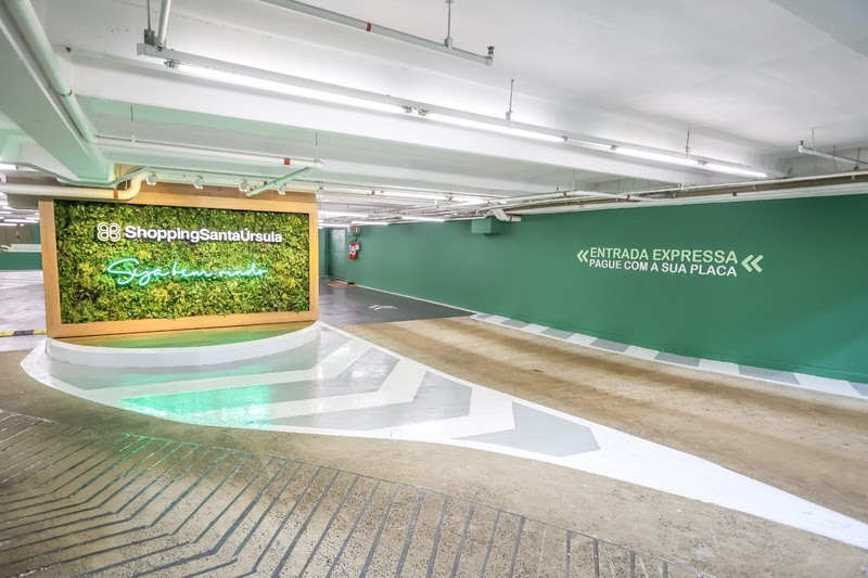 Estacionamento gratuito no ShoppingSantaUrsula | Crédito: Tábata Barbosa