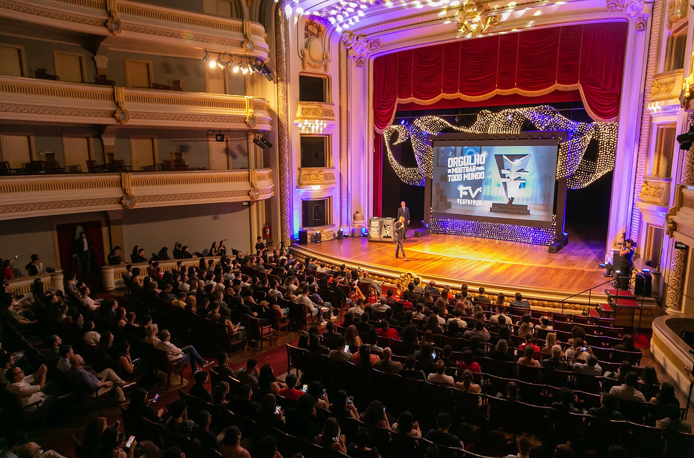 FestVídeo no Theatro Pedro II | Crédito: Divulgação