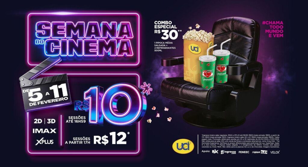 Semana do Cinema na rede UCI