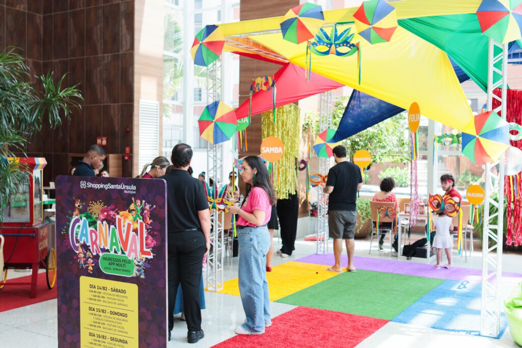 Carnaval 2026 no ShoppingSantaUrsula | Crédito: Tábata Barbosa