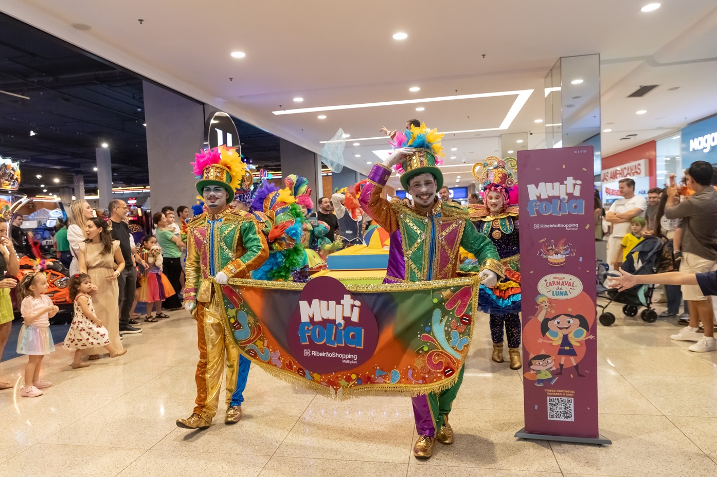 Carnaval 2026 nos shoppings Multiplan | Crédito: Tábata Barbosa