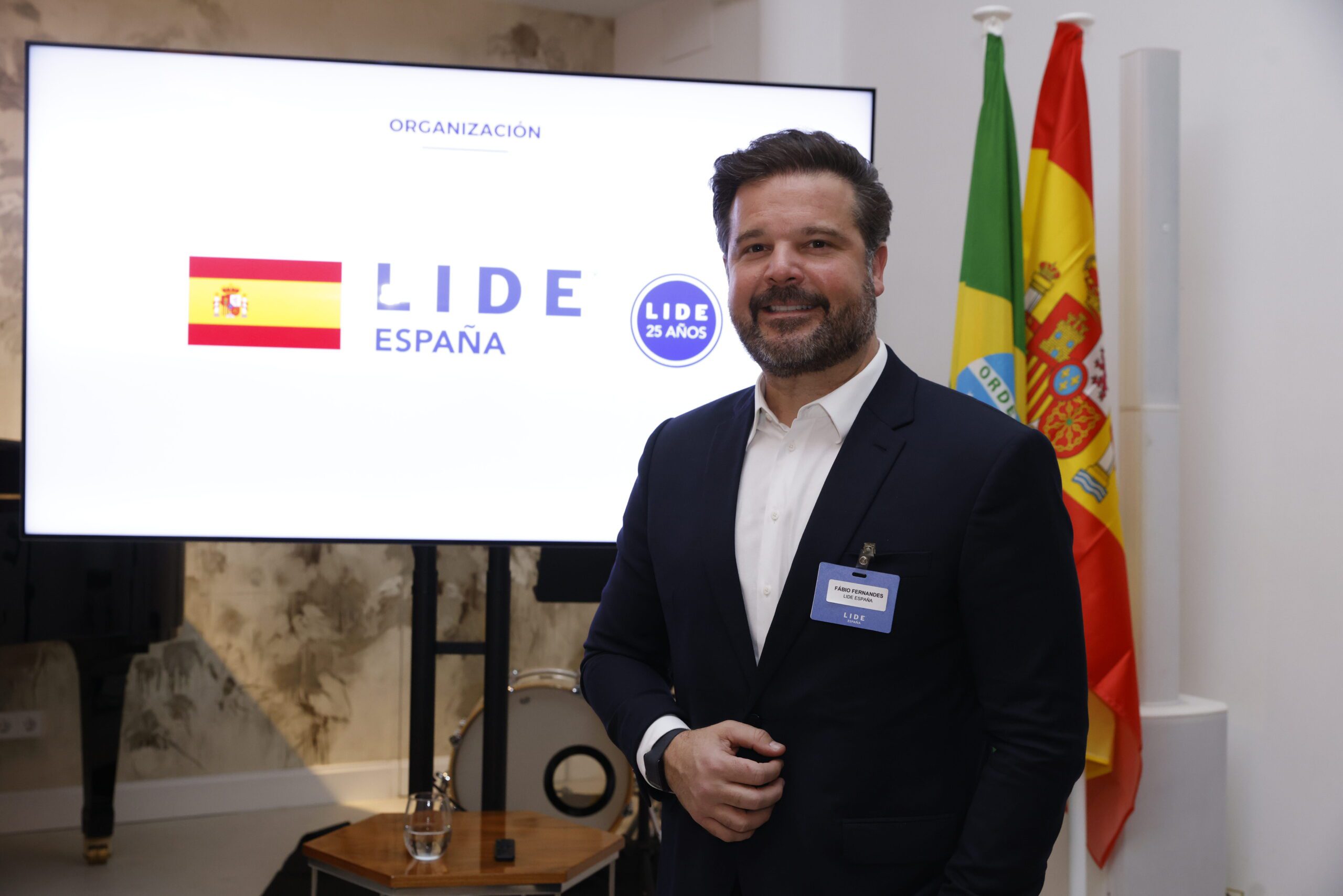 Fabio Ennor Fernandes inaugura o LIDE Espanha | Crédito: Divulgação