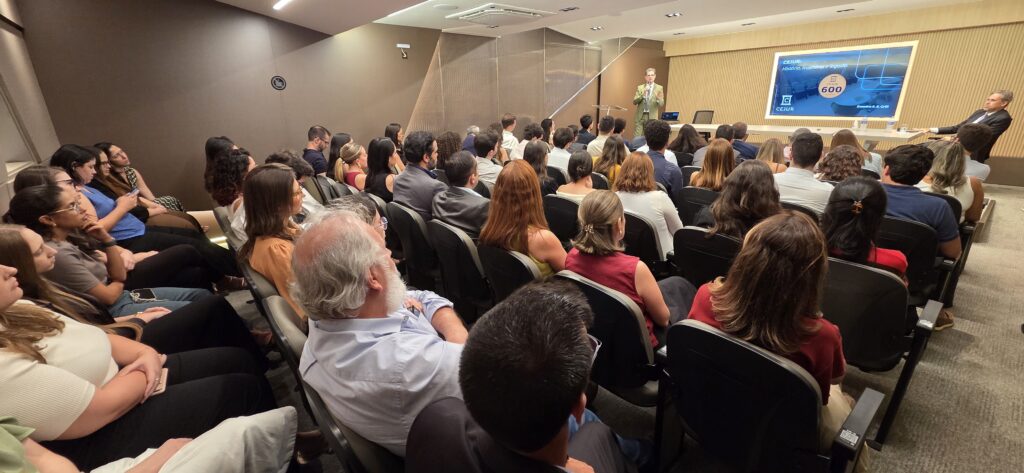 Edição 600 do Cejur, no escritório Brasil Salomão e Matthes | Crédito: Beatriz Forcenette/Divulgação