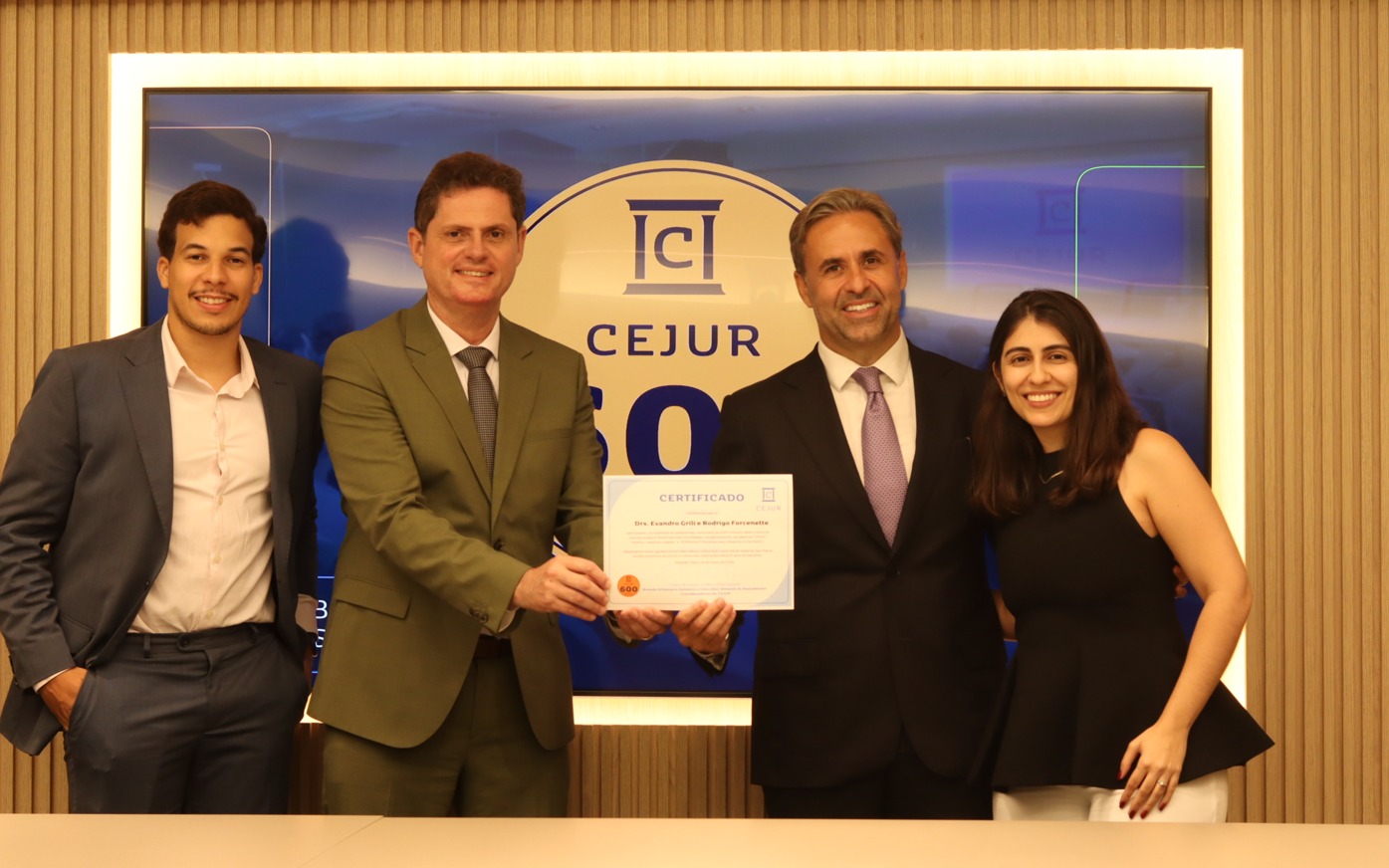 Edição 600 do Cejur, no escritório Brasil Salomão e Matthes | Crédito: Beatriz Forcenette/Divulgação