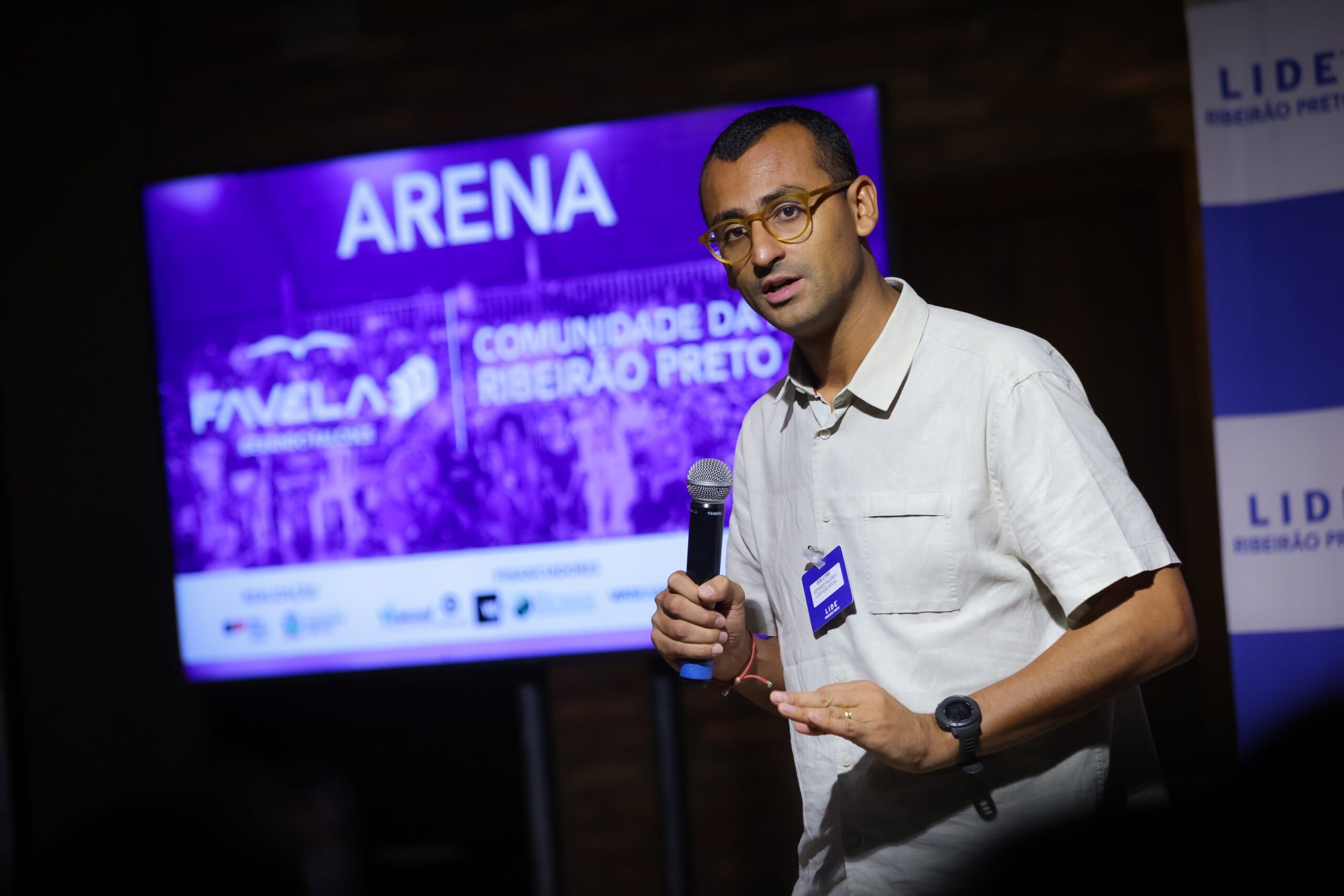 Edu Lyra debate o impacto social dos empresários | Crédito: Rafael Cautella